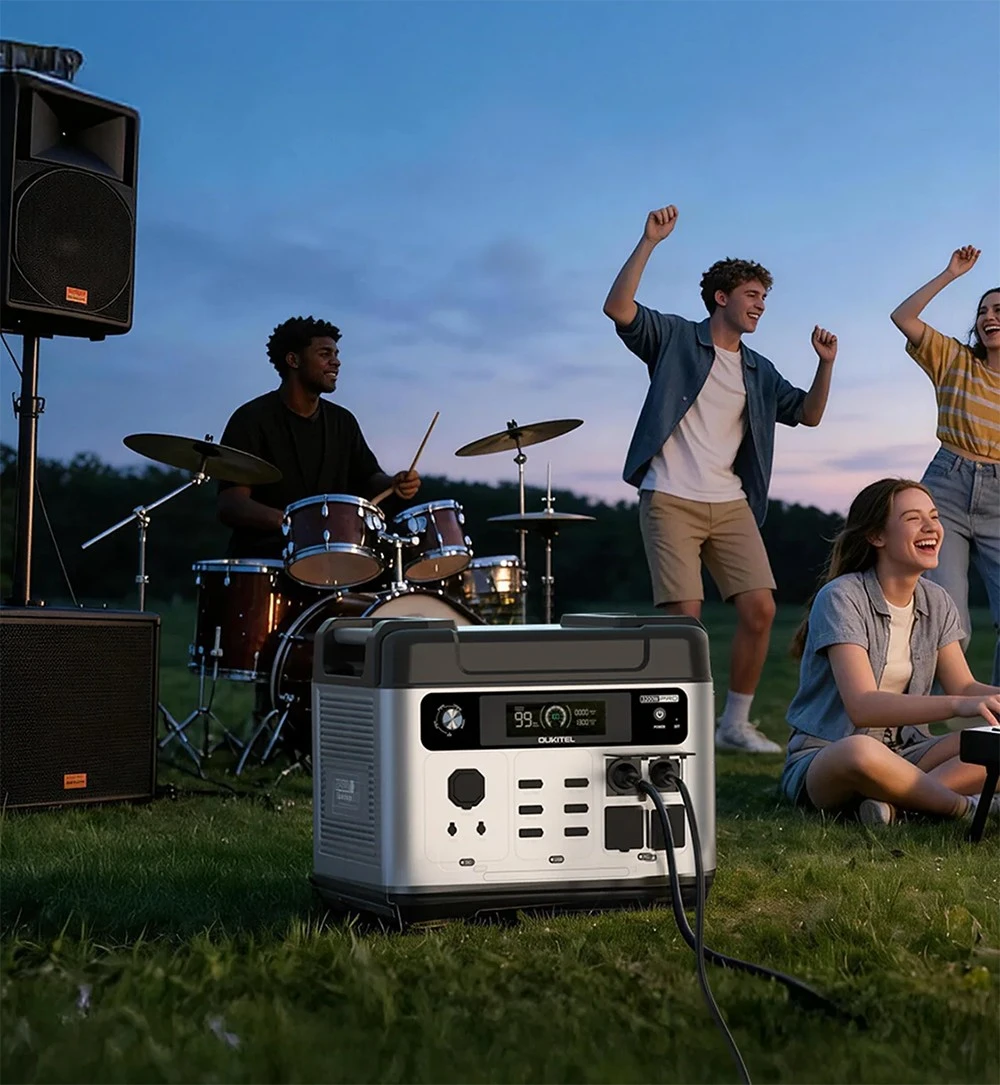OUKITEL P2001 Pro 3200W Portable Power Station, 2048Wh LiFePO4, 4×AC Outlets (6400W Surge), Ultra-Fast AC & Solar Charging, UPS Backup, 4 USB-C & 2 USB-QC, MPPT Solar Generator for Home & Outdoor