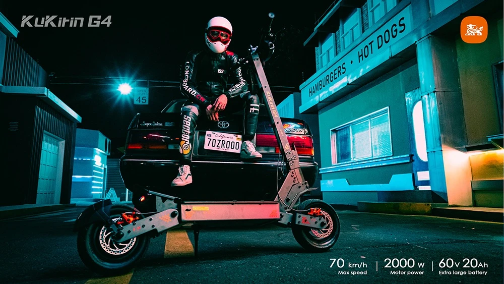 KuKirin G4 2026 Version elektromos roller – Erőteljes megjelenés
