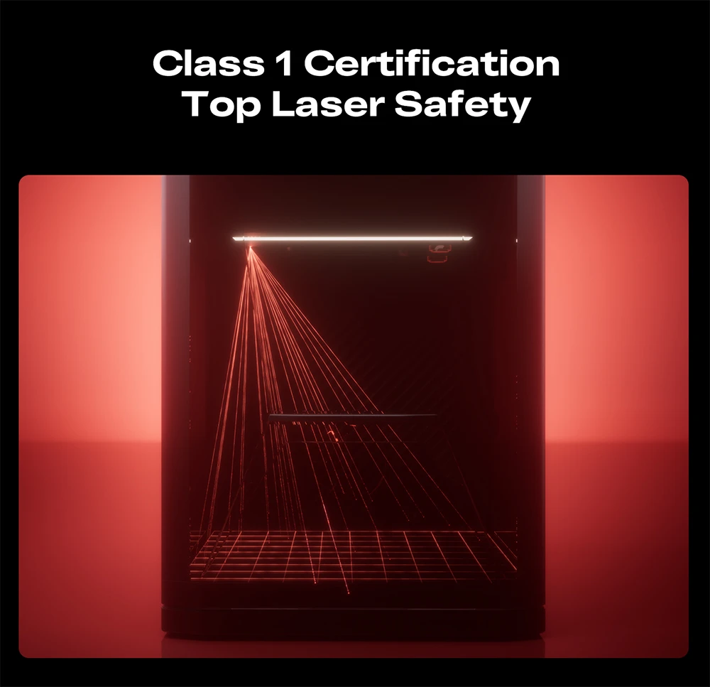 Creality Falcon T1 20W Diode Laser Engraver, 0.001mm Ultra-High Precision, 175×175mm Working Area, 10000mm/s Engraving Speed, Class 1 Safety, Smart Camera, Wi-Fi & USB, Multi-Material Support