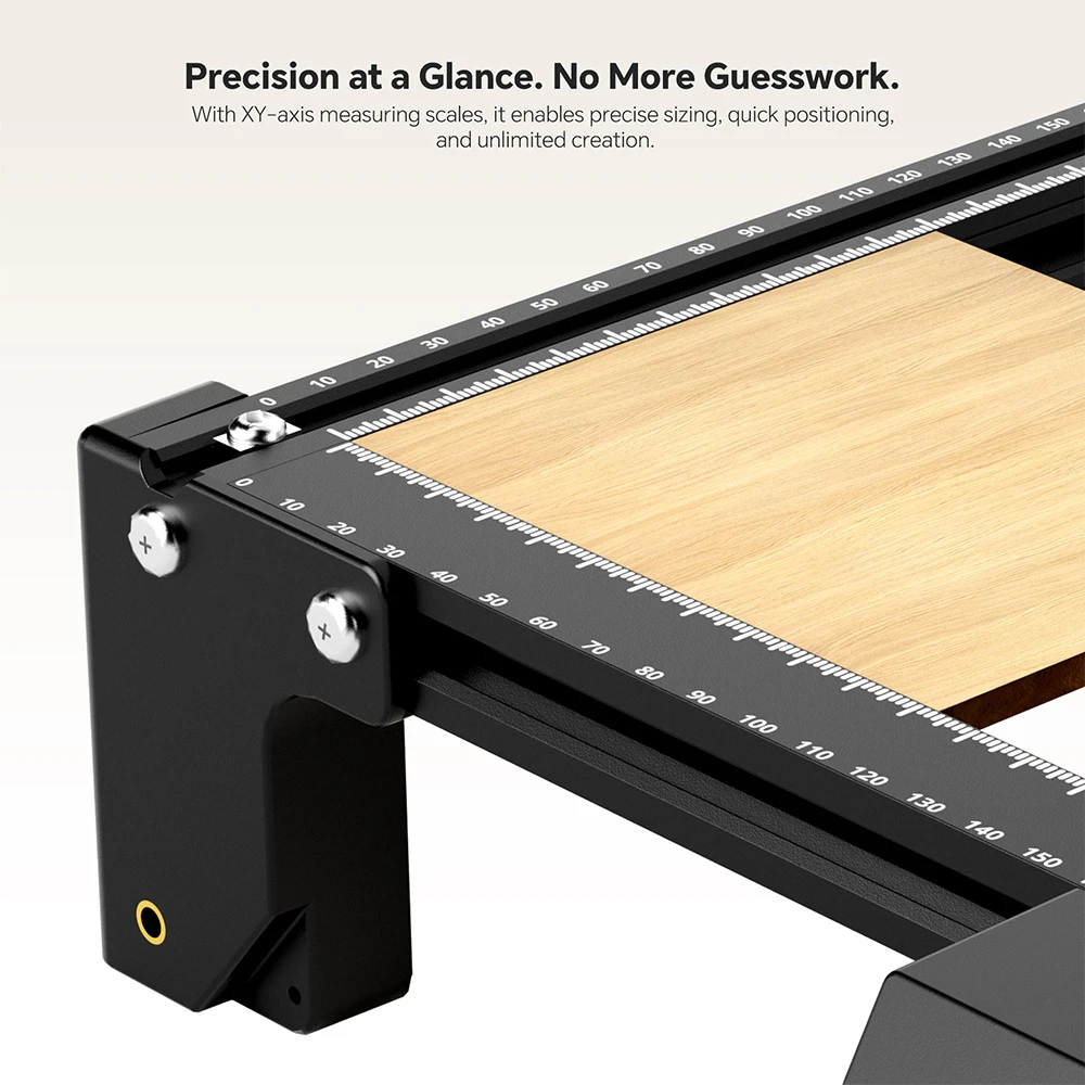 Mecpow X3S 12W Laser Engraver, 10000mm/min High Speed, 0.01mm Precision, 360×360mm Working Area, Expandable to 360×730mm, WiFi & USB-C Connectivity, LightBurn Compatible, Tilt Protection System