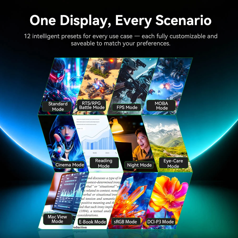 TITAN ARMY C49C1S Gaming Monitor, 49 Inch 1800R Curved Fast VA Screen, 5120×1440 Dual QHD, 240Hz Refresh Rate, 1ms MPRT, HDR400, KVM, PIP/PBP, Game+, FreeSync & G-Sync Compatible, 1*HDMI 2.1, 2*DP 1.4, 1*Type-C, 1*Audio, 75×75mm VESA