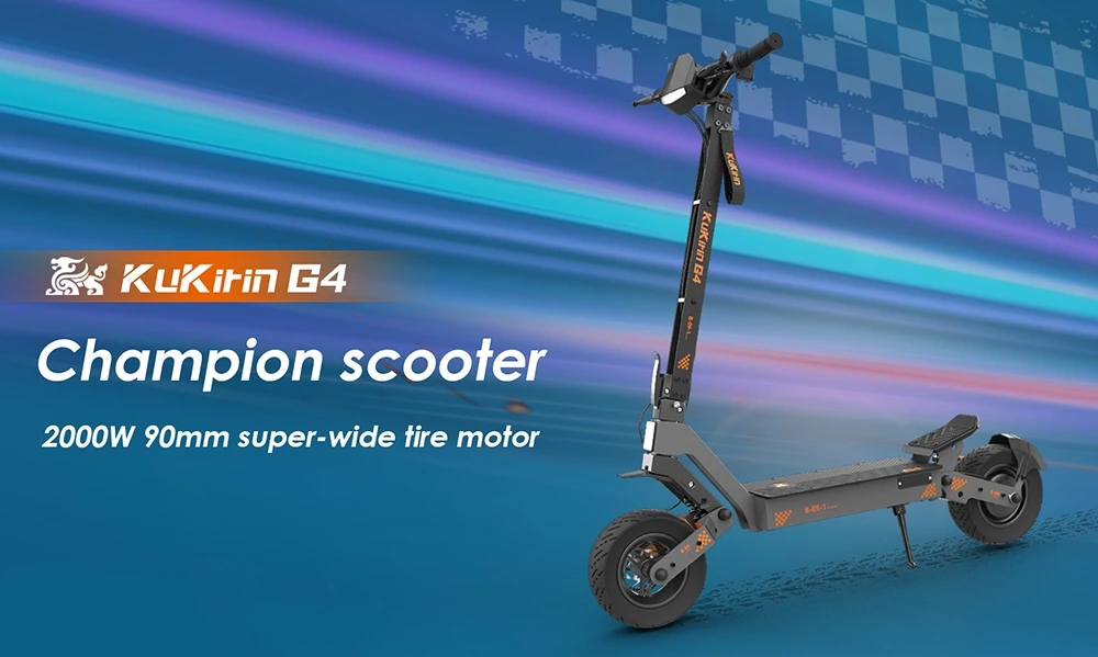 KuKirin G4 2026 Version elektromos roller – Robusztus felépítés