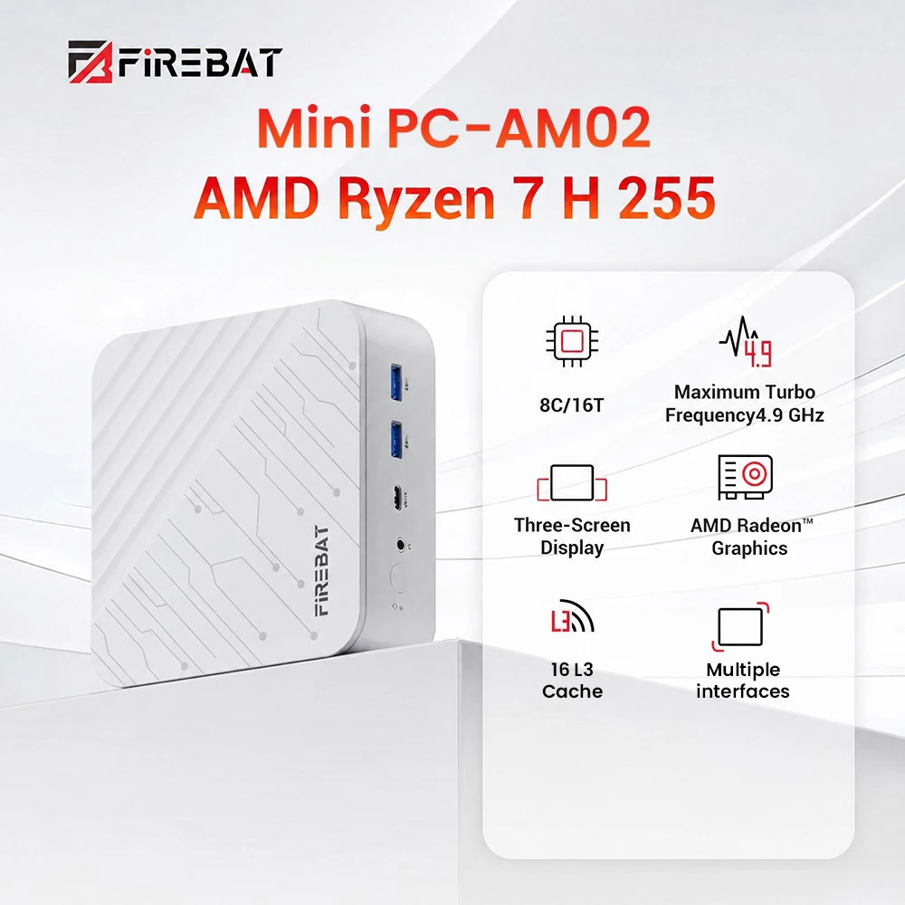 FIREBAT AM02 Mini PC portok