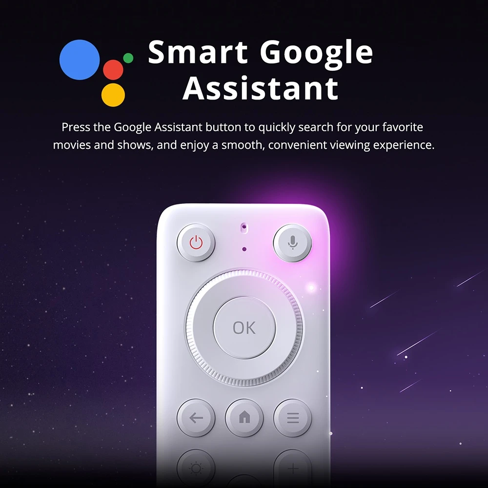 Projecteur ETOE Starfish 2, résolution native Full HD 1080p, décodage 4K, 500 lumens ANSI, contraste 3000:1, Google TV avec Netflix, mise au point et correction trapézoïdale automatiques, inclinaison réglable de 0 à 300°, deux haut-parleurs de 5 W, bloc optique scellé