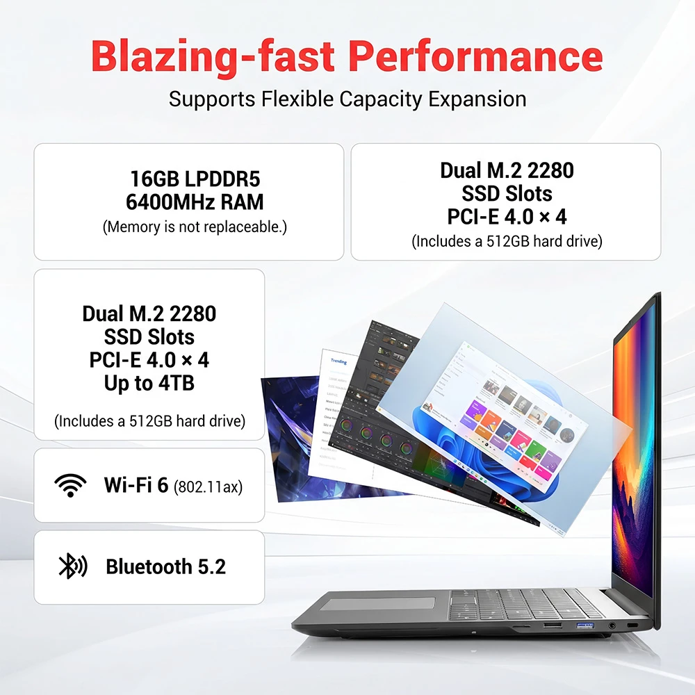 FIREBAT U6B laptop részletes specifikációk