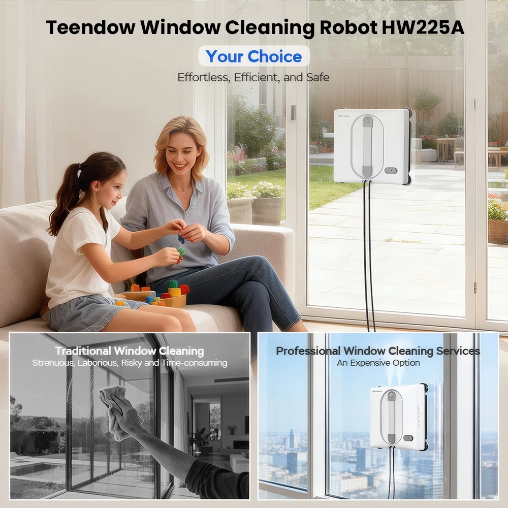 Teendow HW225A ablaktisztító robot – részletes nézet