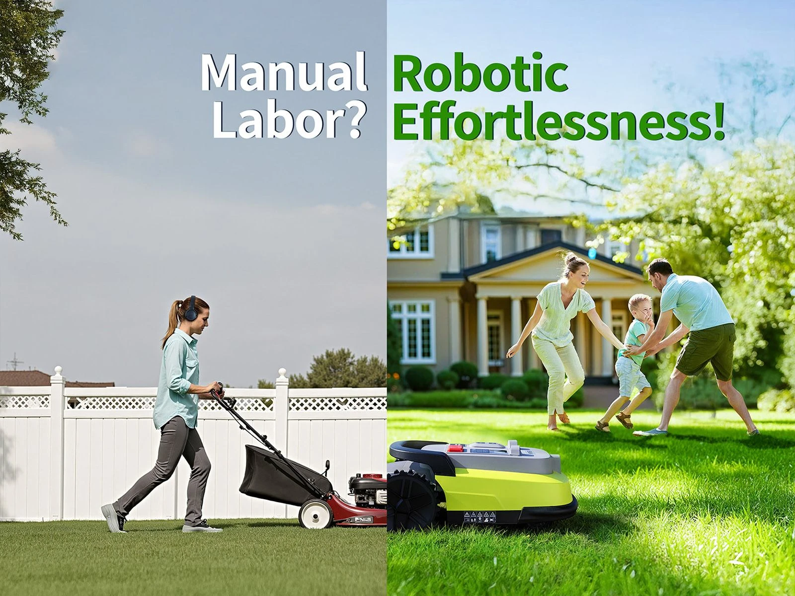 UBHOME M10 robotfűnyíró – Vezeték nélküli telepítés
