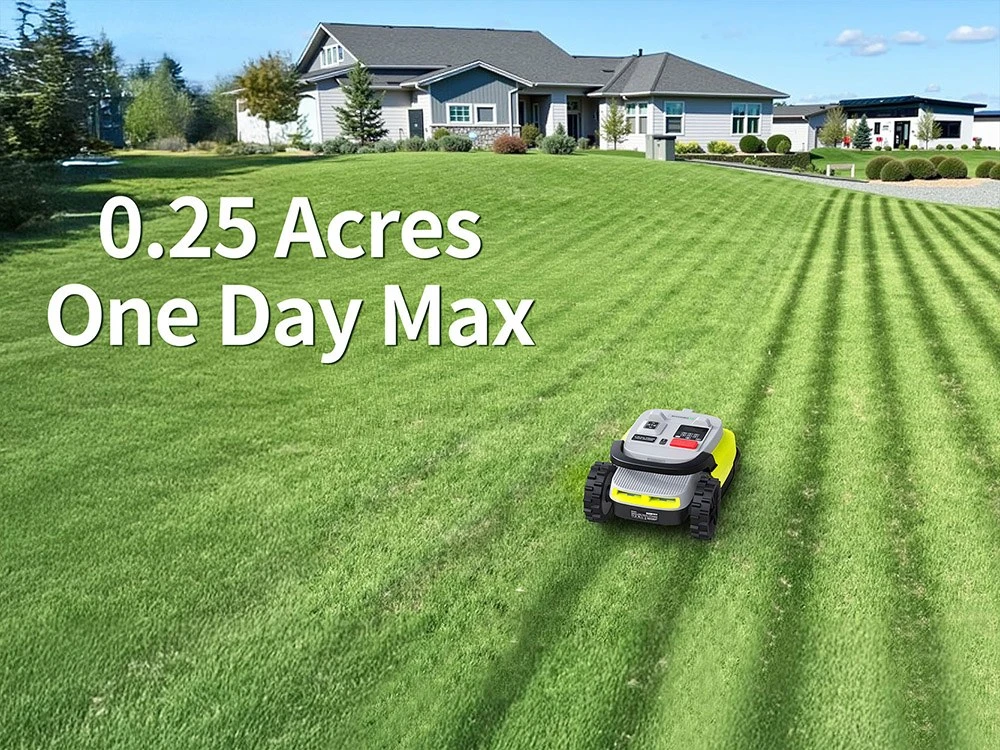 UBHOME M10 Robotic Lawn Mower, RTK + AI Vision Navigation, No Perimeter Wire, 7000㎡ Coverage, Multi-Zone (Up to 15), 55% Slope, Centimeter-Level Mapping, Smart Obstacle Avoidance, 230mm Cutting Width, 5.2Ah Battery, App Control