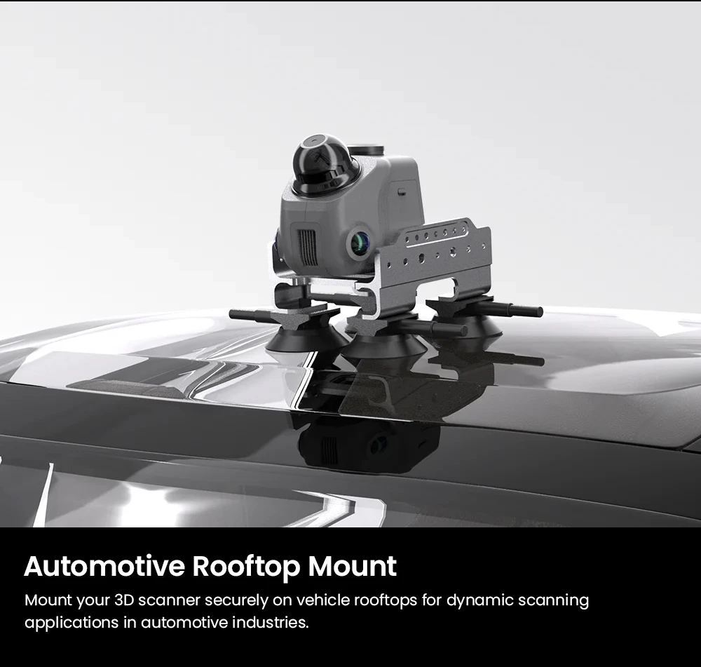 3DMakerpro Raven Max LiDAR Scanner, Dual 12MP Cameras, 100m Scan Range, Enhanced RGB Point Clouds, 150,000 Points/s, 360°×40° FOV, 4K True-Color Capture, 32GB Storage, 12000mAh Battery, Wi-Fi 5