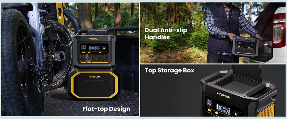 VTOMAN FlashSpeed 600 Portable Power Station, 499Wh LiFePO4 Battery, 600W AC Output, 1200W Peak Power, V-Beyond Technology, 2×100W USB-C PD, 400W AC Fast Charging, UPS Backup, Expandable Capacity