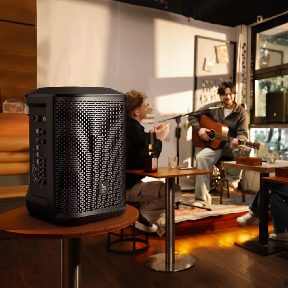 Système de sonorisation portable tout-en-un Tronsmart Hytune S1, puissance de crête de 200 W, basses profondes à 42 Hz, batterie de 13 000 mAh, autonomie de 18 h, table de mixage 3 canaux, Bluetooth 5.0, TWS, contrôle via application