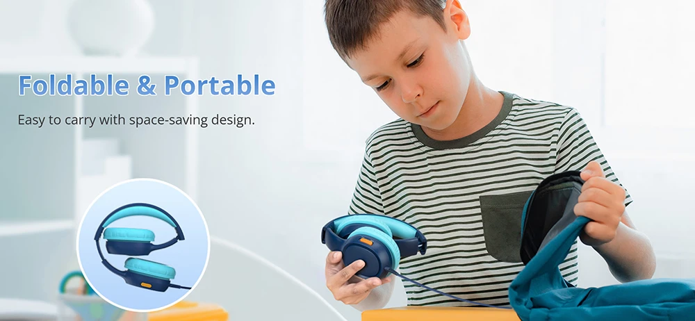 Tronsmart KH01 kék és rózsaszín fejhallgató