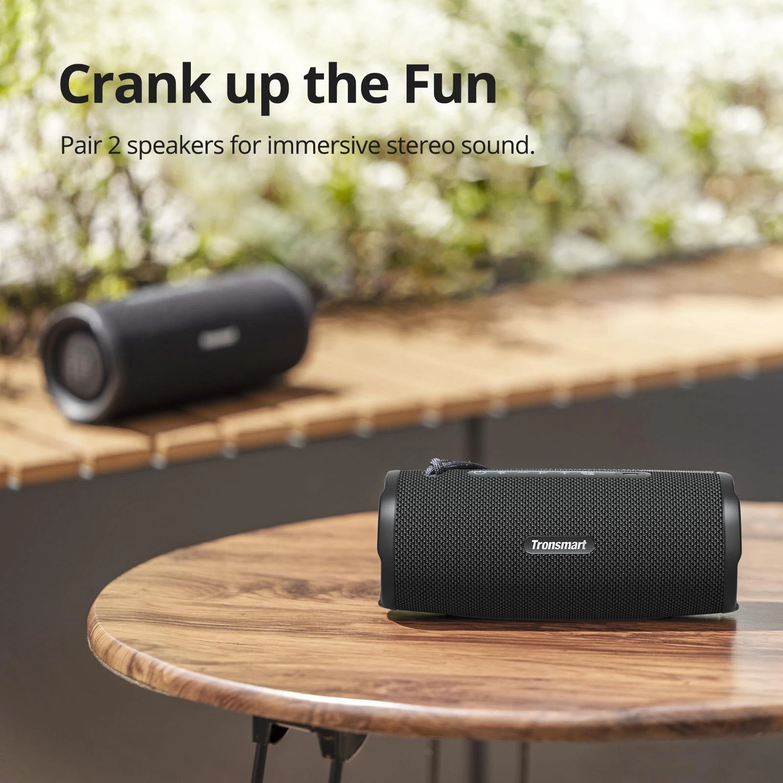 Tronsmart Mirtune C3 Plus hangszóró vízálló kivitelben, nedves környezetben