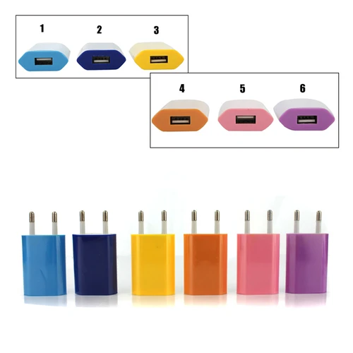 Adaptateur de voyage chargeur mural USB pour iPhone 5 chargeur USB
