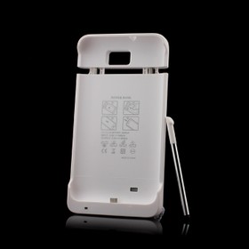 3500mAh Exteral Battery Case With Touch Pen For Samsung Galaxy Note White