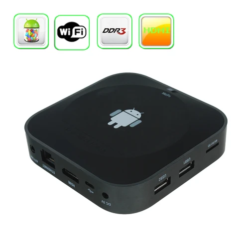 US Android BOX RK3066 1.6GHz AV Out Mic