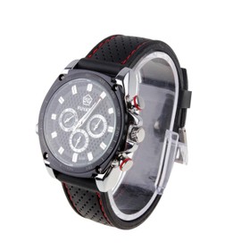 FUYATE Rubber Sport Style Automatic Mechanical Watch for Male