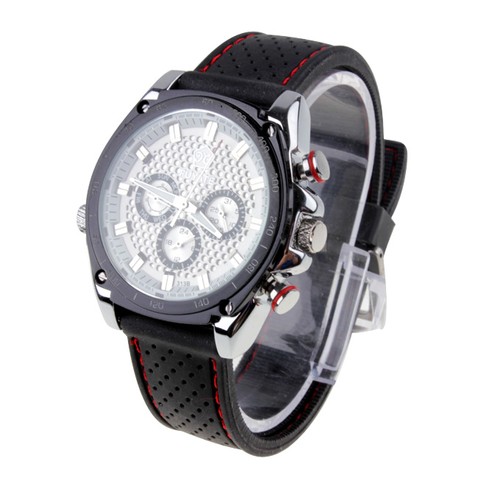 FUYATE Rubber Sport Style Automatic Mechanical Watch for Male