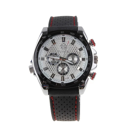 FUYATE Rubber Sport Style Automatic Mechanical Watch for Male