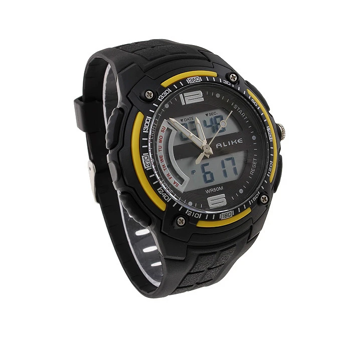 ALIKE AK1280 Plastic 50 Meters Waterproof Sport Utility Watch