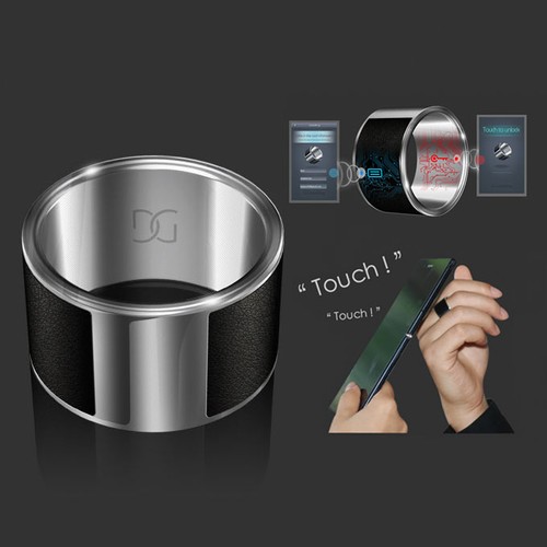 GalaGreat GalaRing Smart Ring G1 NFC Ring for Smart Phone/Tablet with  Unlock Doors Exchange Cards for iPhone 6 Plus Apple Pay- L Size