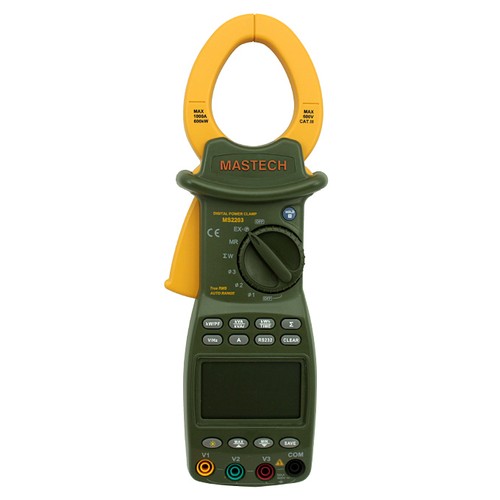 MASTECH MS2203 3Phase Intelligent Digital Power Clamp Meter