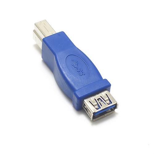 Usb 3 0 B Male To A Female Adapter Blue