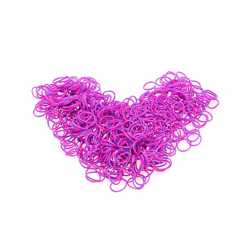 DIY Silicone Rubber Bands Bracelets for Kids 600pcs Bands 24 Sclips
