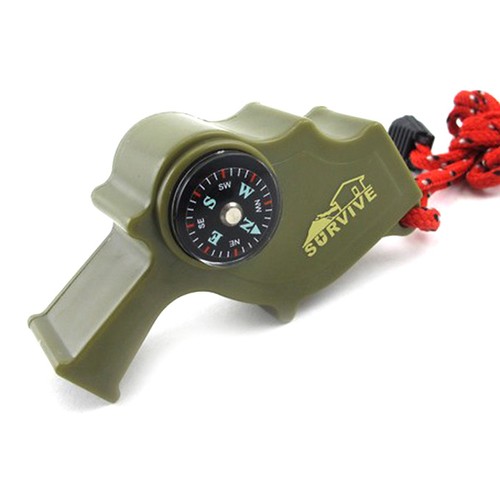 whistle with compass