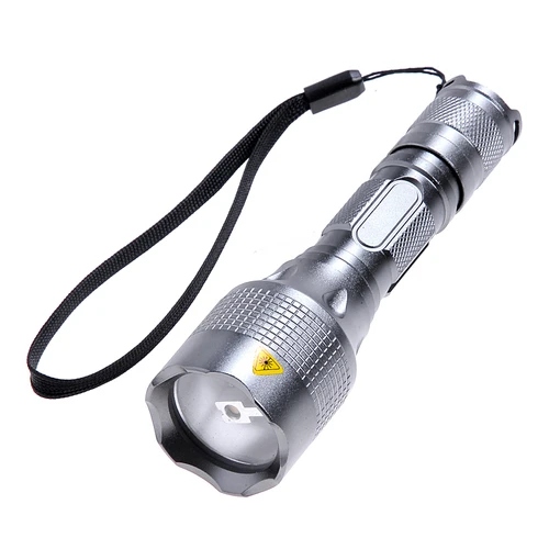 Cree Xr E Q5 310lm 3 Modes Cool White Light Led Flashlight Silver