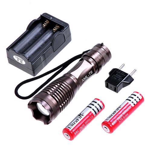 KX-F710C Cree XM-L T6 800LM 3-Mode Neutral Zooming Flashlight