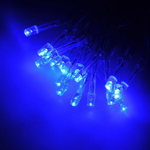 LED 4W 2-Mode Blue LED String Light 