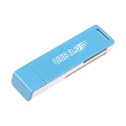 USB 3.0 Card Reader Supports SD/MMC/Micro SD/TF/CF/MD Memory Cards
