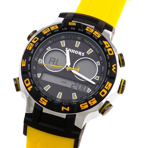 SHHORS 80071 Unisex Multi-function Water Resistance Sports Watch