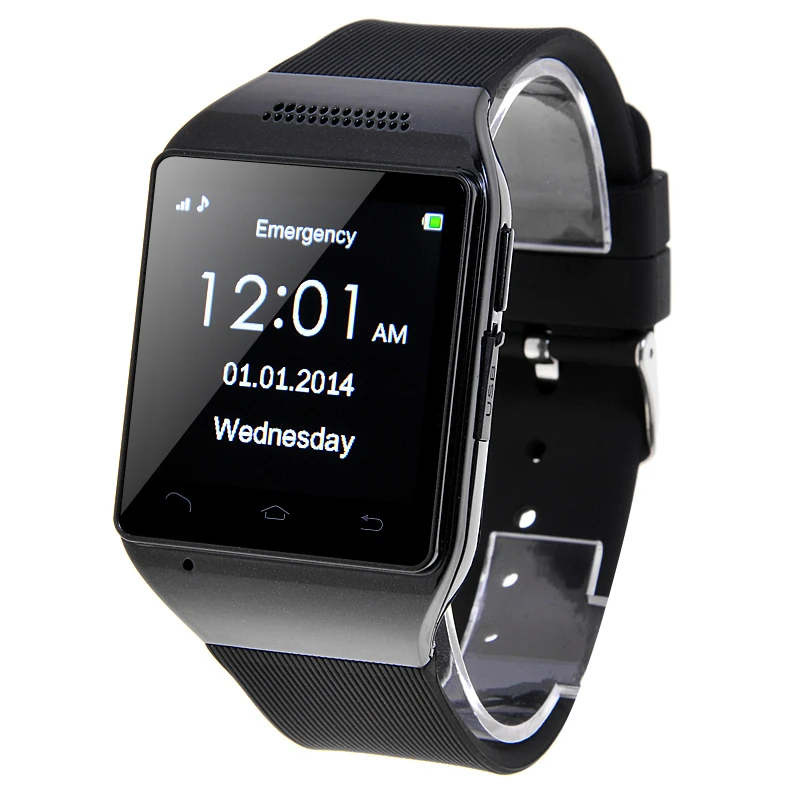 CL W207 Android GSM Bluetooth Smart Watch Phone Mobile Smartwatch Support MP3 Player FM Radio Alarm Balck