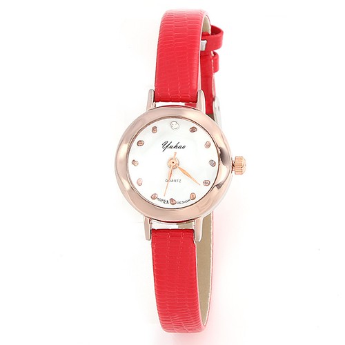 Women's Fashion Joker Contracted Leather Strap Analog Quartz