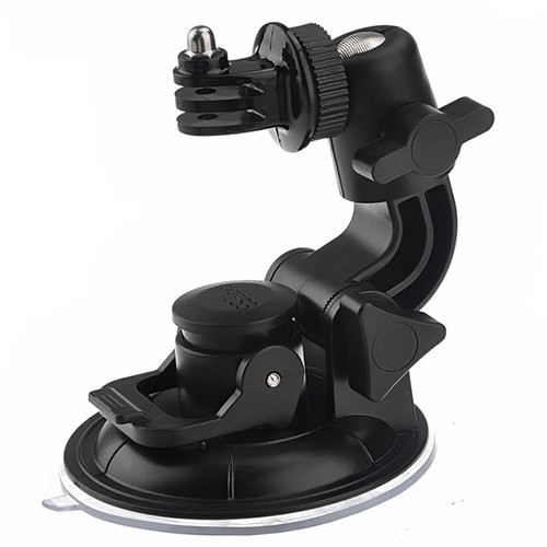 Universal Suction Cup Mount Adapter For GoPro Hero 4/3/2HD – Black Plastic Tripod Accessory