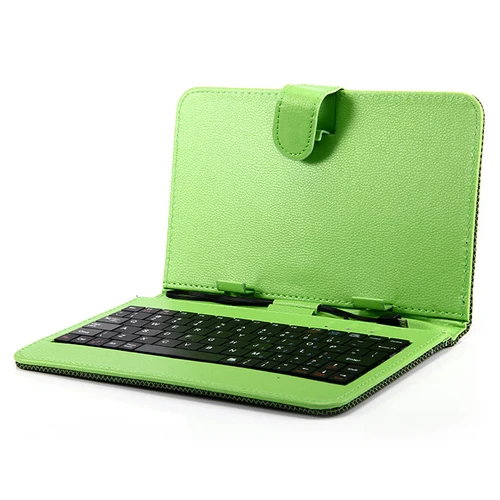 Housse en cuir universelle de clavier de micro USB pour 7 Pouce Tablet PC