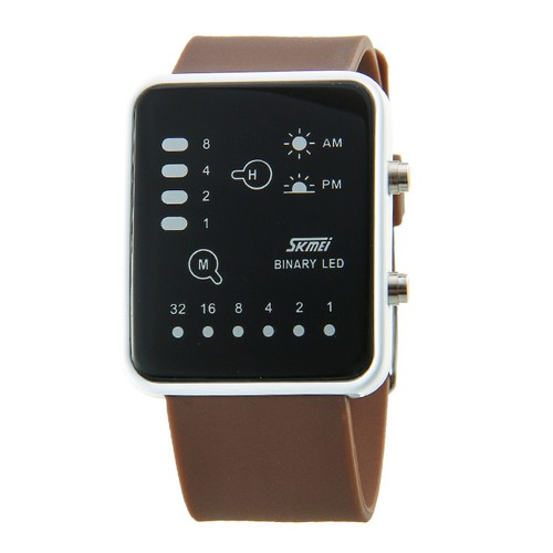 mirror led watch