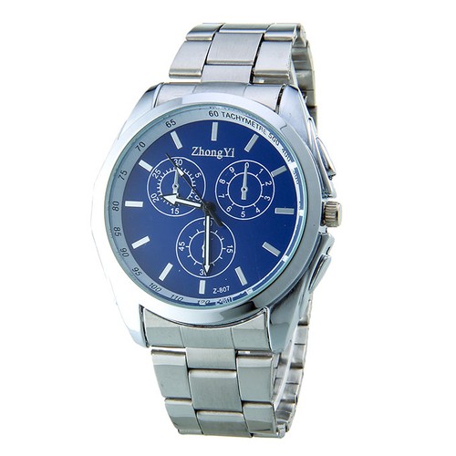 ZHONGYI Z-807 Men's Fashion Steel Band Analog Quartz Wrist Watch