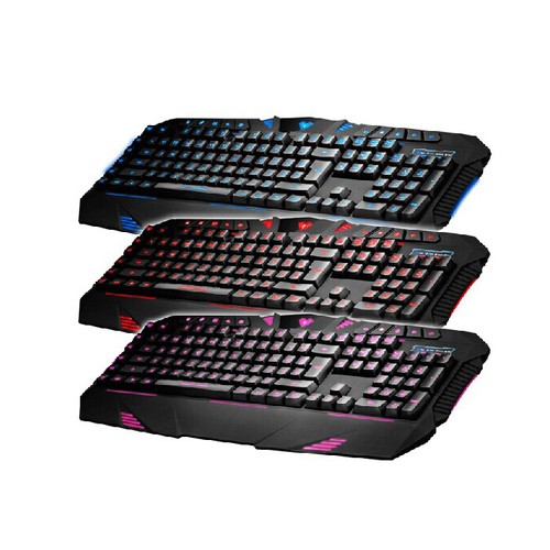 AULA DZI USB Wired Programming Gaming Keyboard with 3 Color Backlight