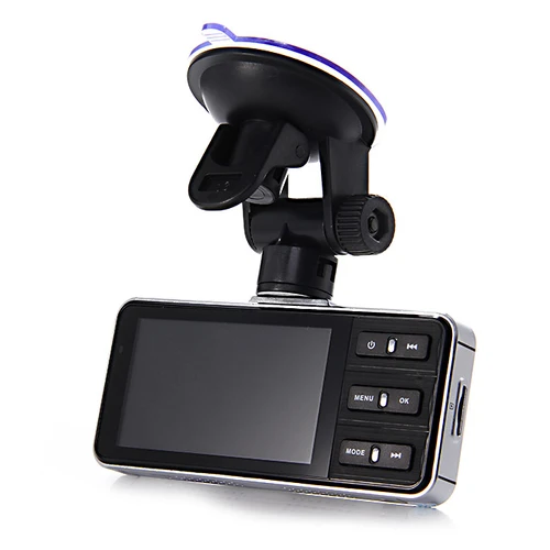 Anytek AT88B Allwinner A10 Car DVR Video Registrator Full HD 170 Degree  Wide Angle Dual Camera Parking Guard SOS Car Camcorder -Silvery