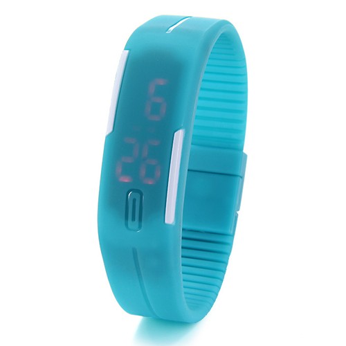 led silicone watch