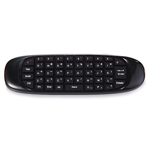 GK001 Wireless 2.4 Ghz Air Mouse English Keyboard with Mic Voice Function Motion 