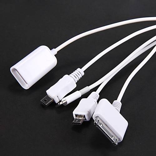 Universal USB Data Charging Cable with OTG for iPhone iPad