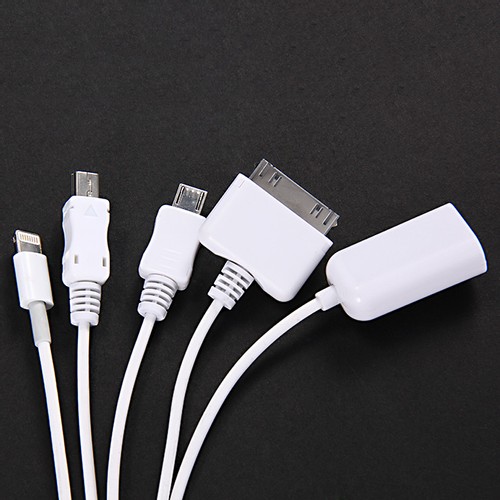 Universal USB Data Charging Cable with OTG for iPhone iPad