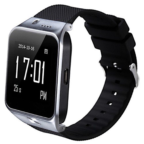 GV09 Bluetooth Wrist Watch Phone Touch Screen Camera SIM Card Stell