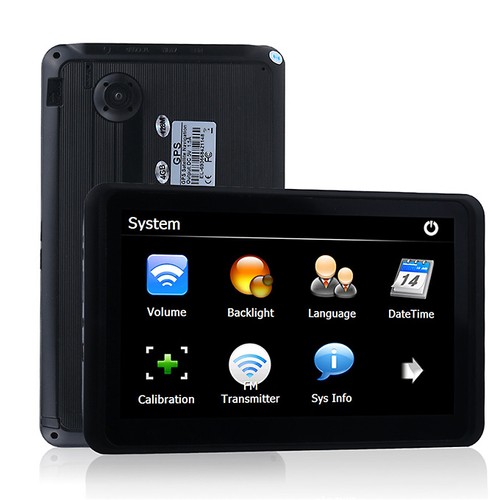 7/" HD Touch Screen Portable Car GPS Navigator Navigation RAM ROM FM Free Map