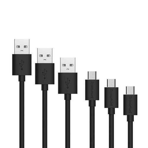 Tronsmart [6 Pack]1ft*2 & 3ft*2 & 6ft*2 Micro USB Cables High Speed USB 2.0 Male to Micro USB Sync/Charging Cables