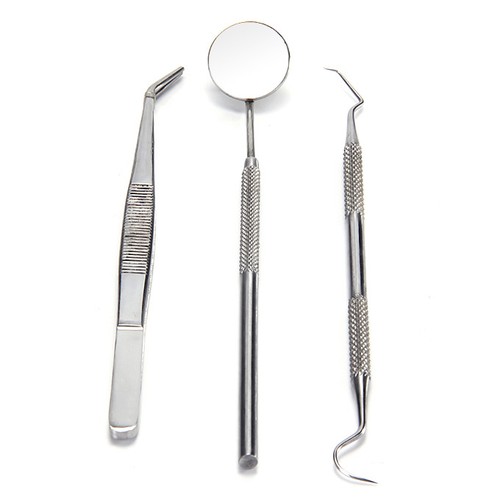 Stainless Steel Dental Instruments Mouth Mirror Explorer Plier